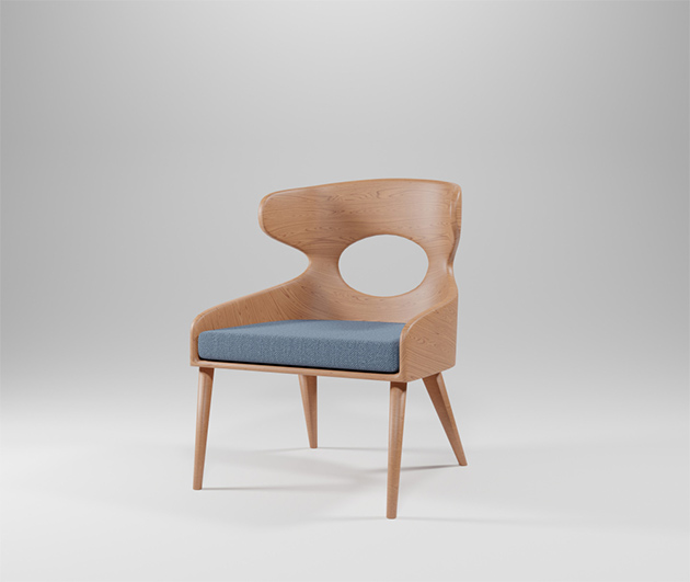 Minimal wooden decoration B2